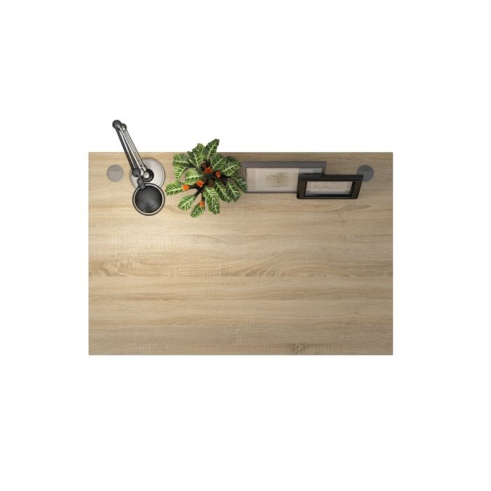 Prima Desk 120 cm in Oak with White legs - UK