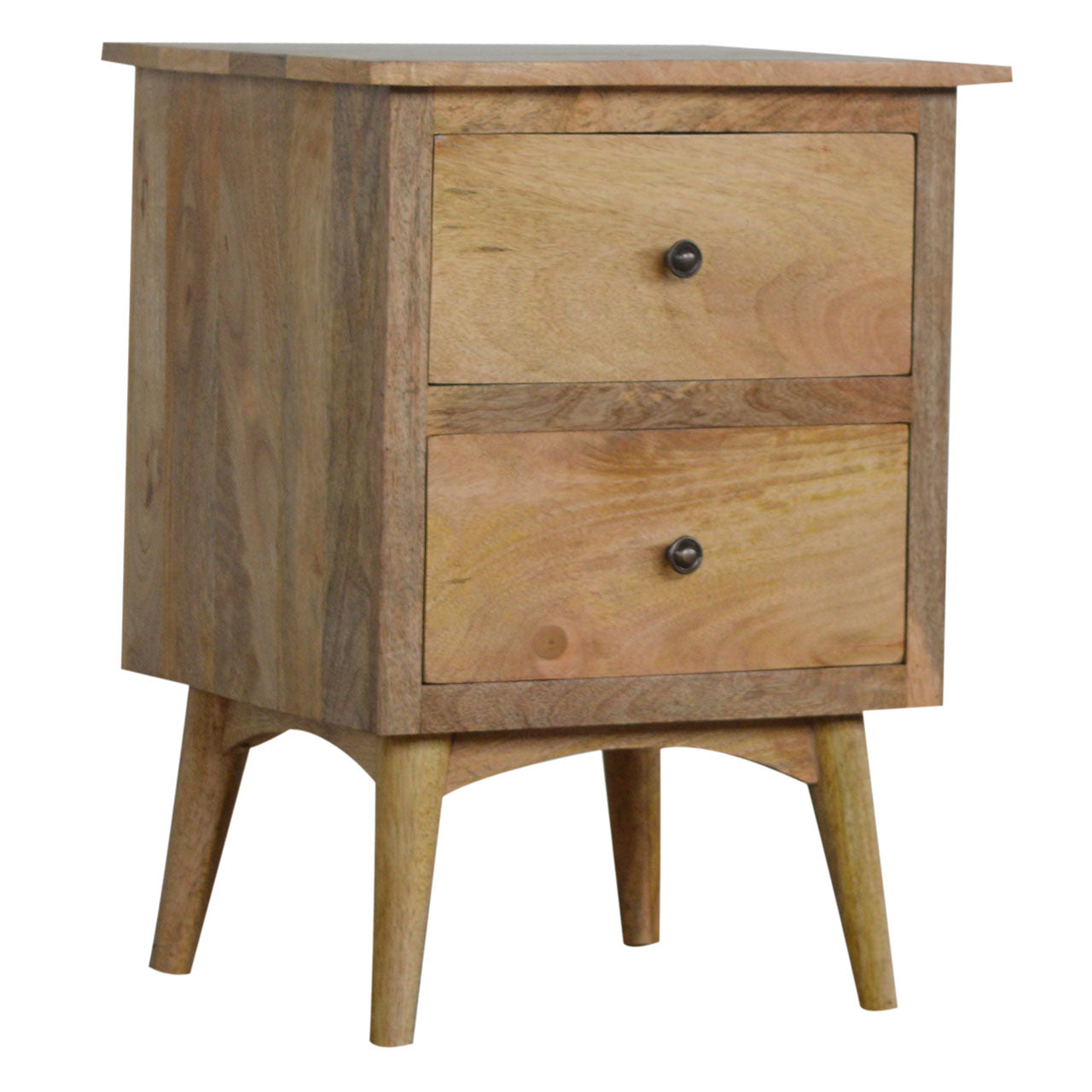 Kingsway Nordic Style Bedside with 2 Drawers