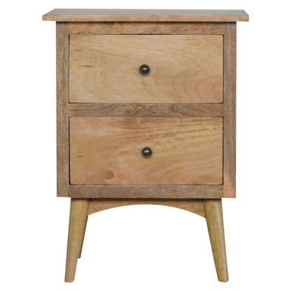 Kingsway Nordic Style Bedside with 2 Drawers