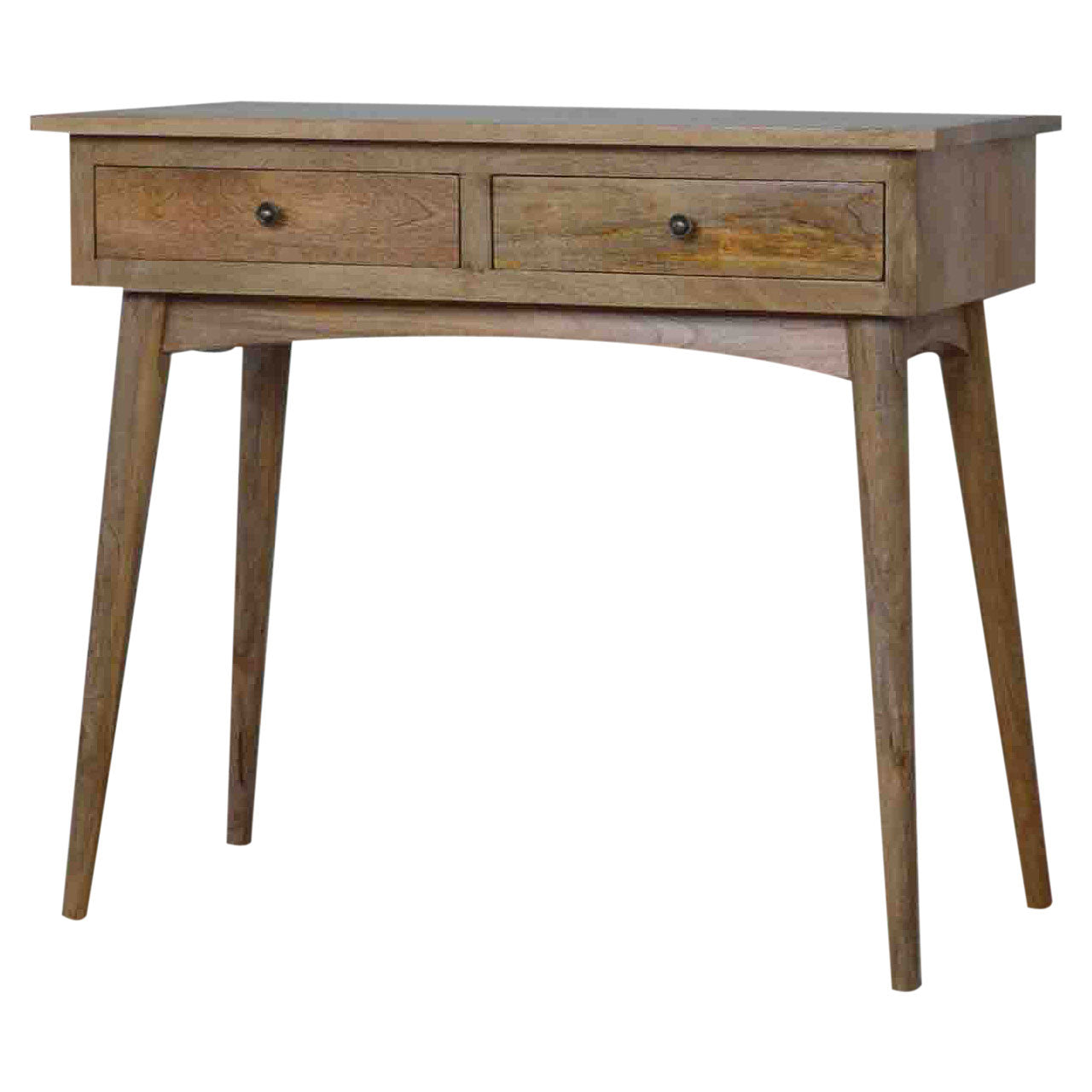 Sleek Console Hallway 2 Drawer Console Table