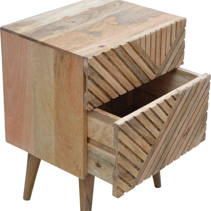 Fleet Lille 2 Drawer Bedside