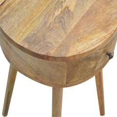 Harley Nordic Circular Shaped Bedside - Furniture One Shop