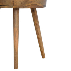 Harley Nordic Circular Shaped Bedside - Furniture One Shop