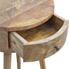 Harley Nordic Circular Shaped Bedside - Furniture One Shop