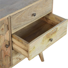 Sleek Sideboard Pineapple Carved Sideboard