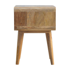 Portobello Curved Open Bedside - Furniture One Shop