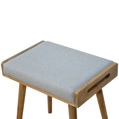 StepSoft Grey Tweed Tray Style Footstool