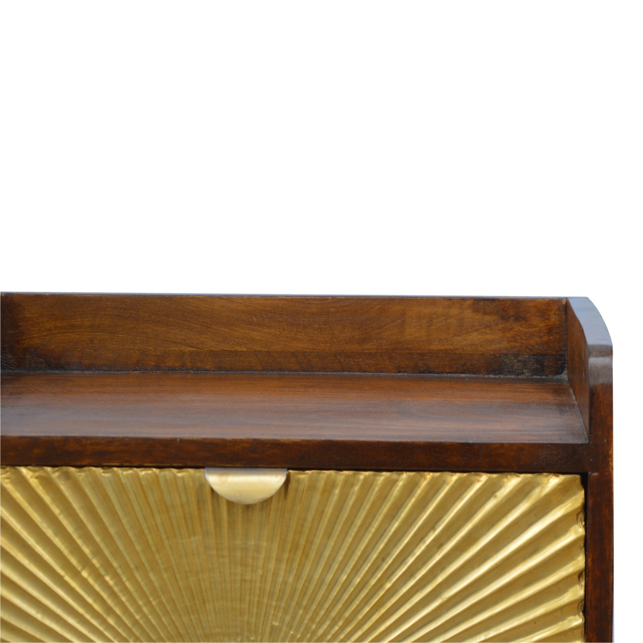 Henry Manila Gold One Drawer Bedside