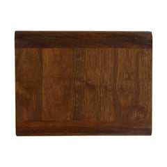 White hall Floating Curved Chestnut Bedside