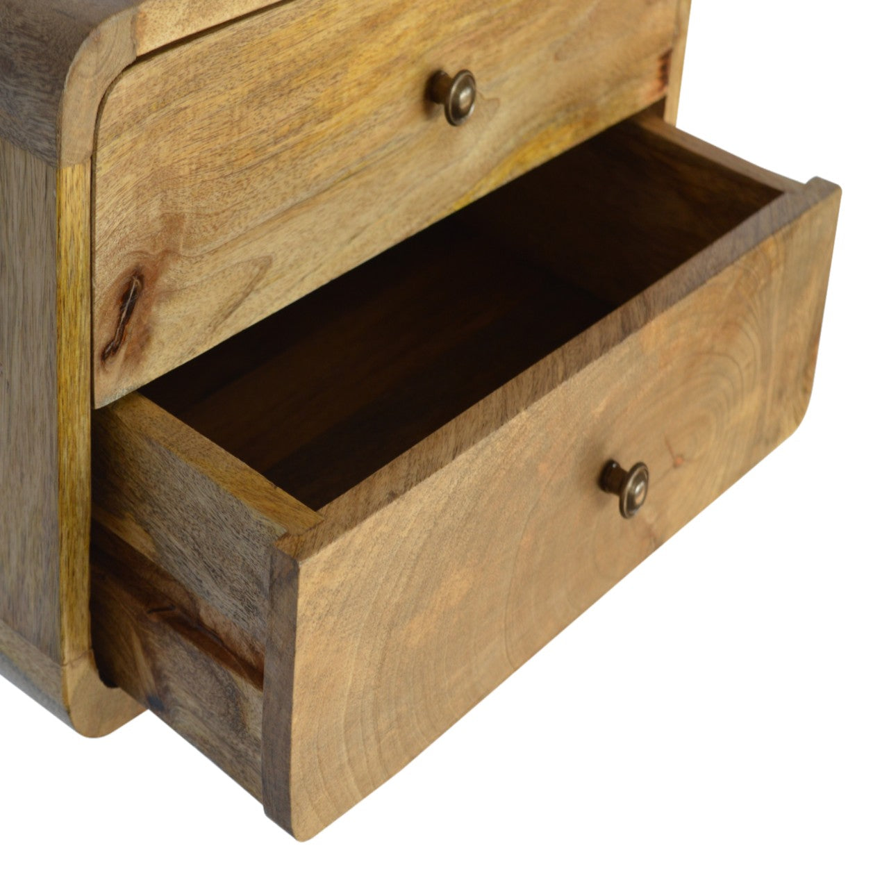 Piccadilly Oak-ish 2 Drawer Floating Bedside