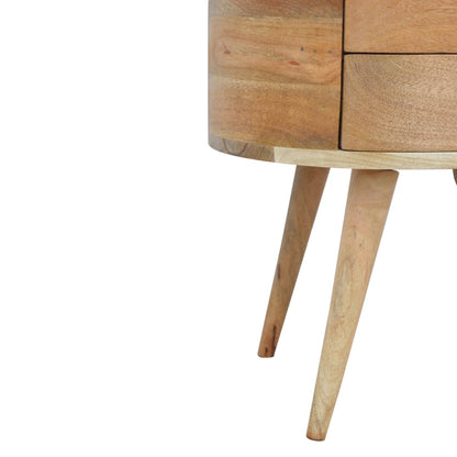 Trafalgar Rounded Bedside Table