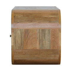 Bruce Curved Edge TV Unit with 2 Drawers