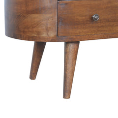 Jersey Chestnut Rounded Entertainment Unit