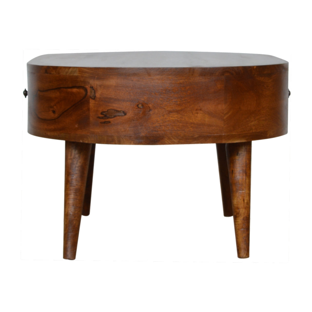 Elegance Chestnut Rounded Coffee Table