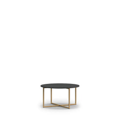 Pula Wooden Coffee Table in Black Portland Ash - 80cm