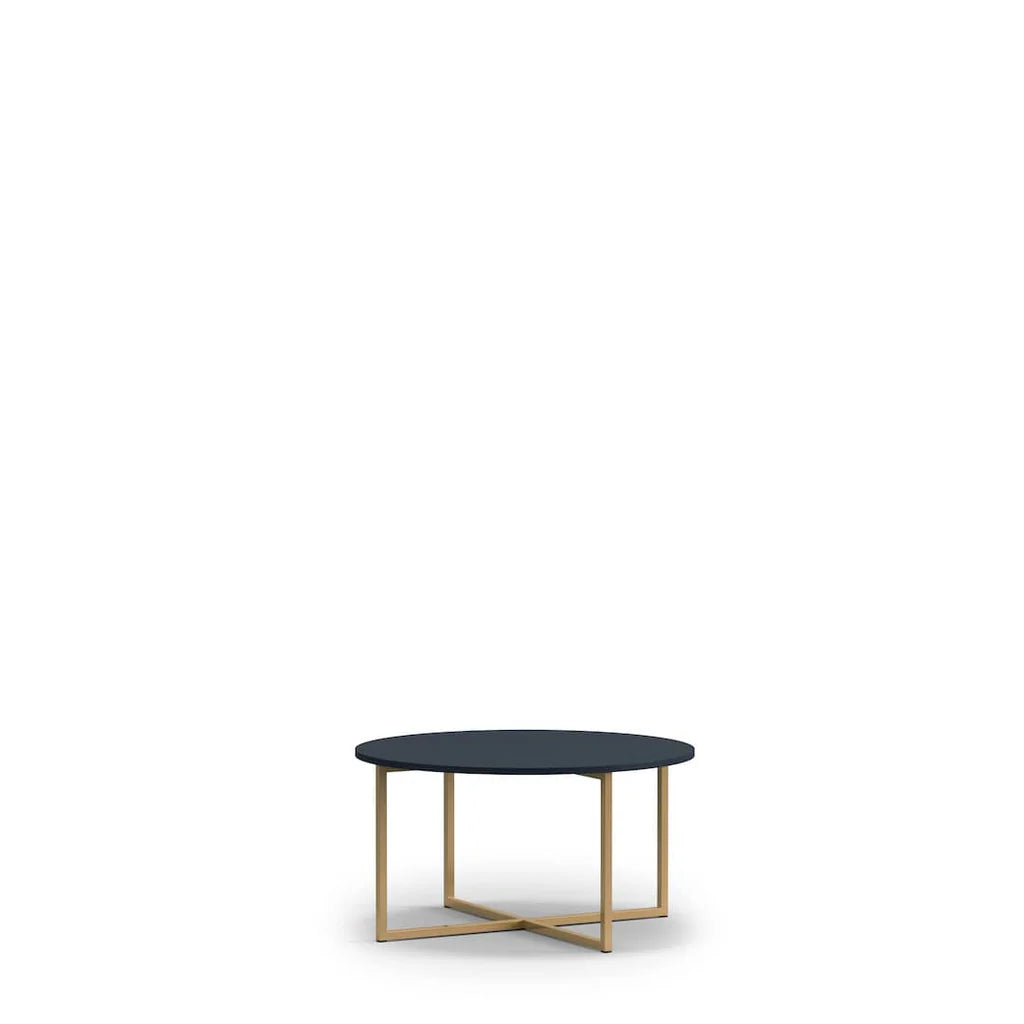 Pula Wooden Coffee Table in Navy - 80cm