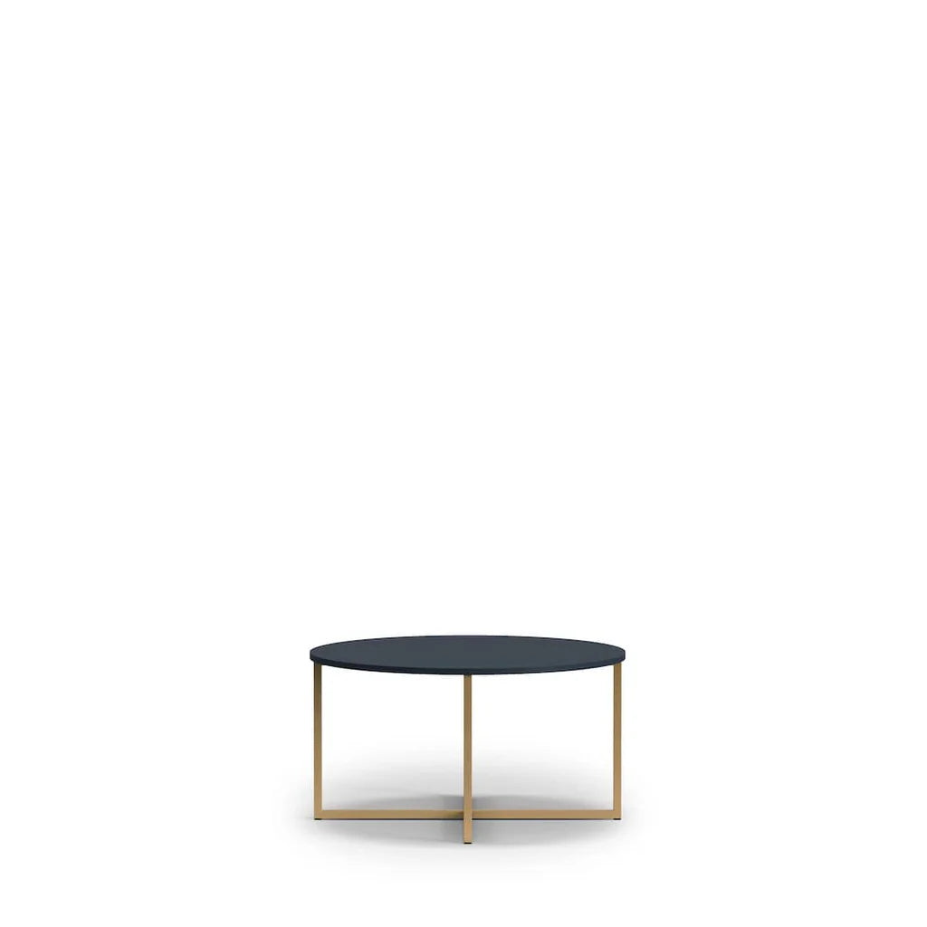 Pula Wooden Coffee Table in Navy - 80cm