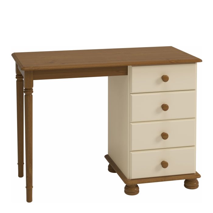 Richmond Dressing Table in Cream & Pine