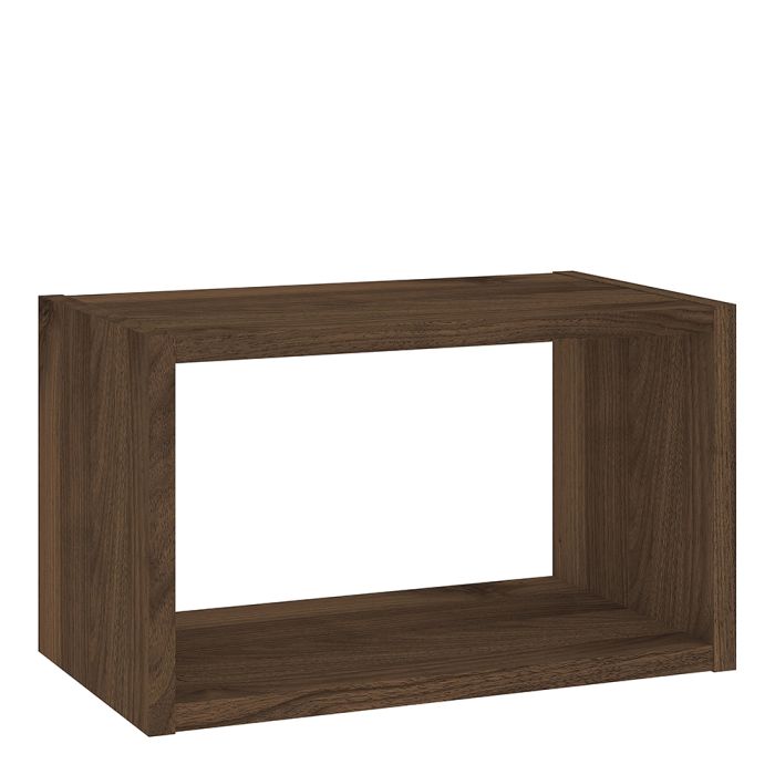 Roomers Wall Shelf Unit in Walnut - UK