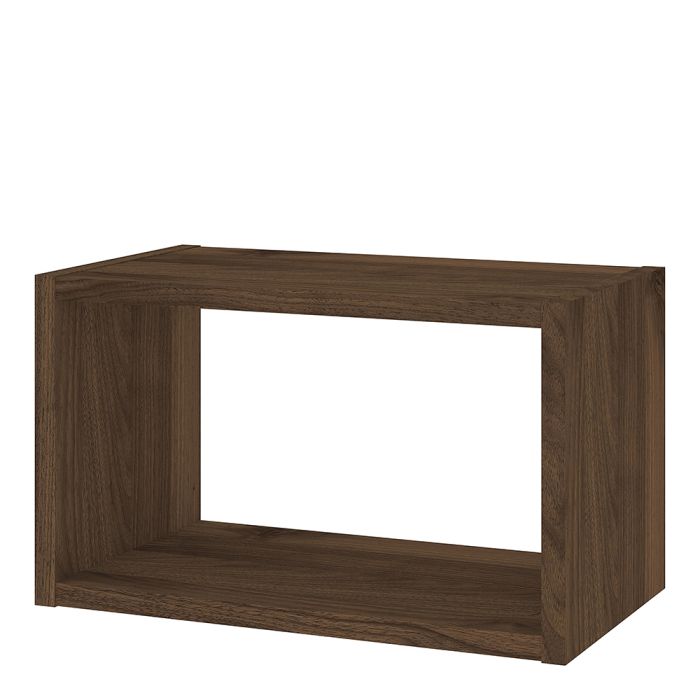 Roomers Wall Shelf Unit in Walnut - UK