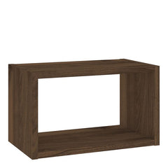 Roomers Wall Shelf Unit in Walnut - UK - Furniture One Shop