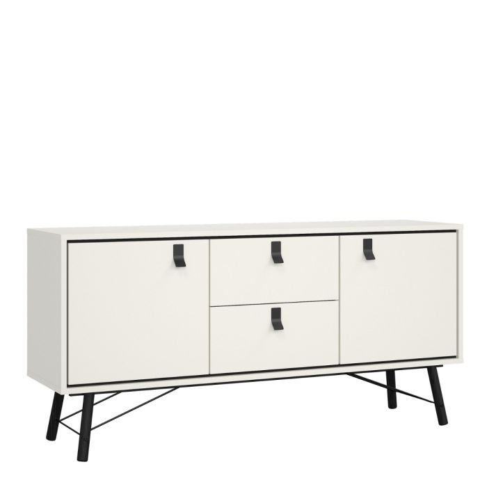 Ry Sideboard 2 doors + 2 drawers in Matt White - UK