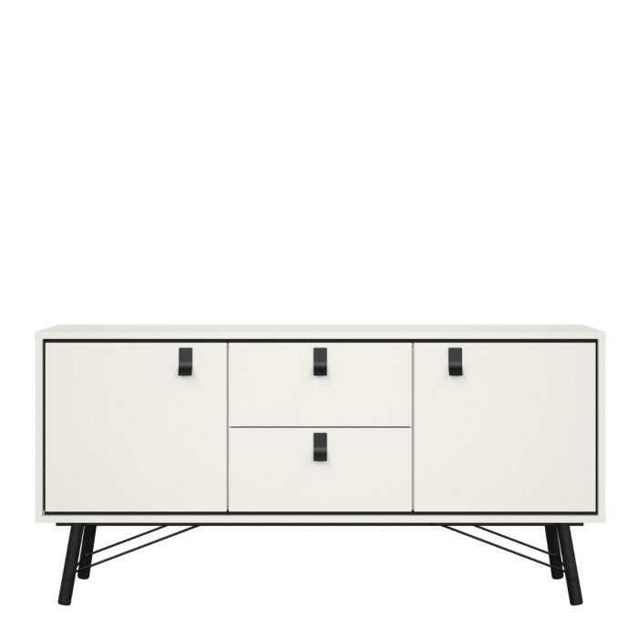 Ry Sideboard 2 doors + 2 drawers in Matt White - UK