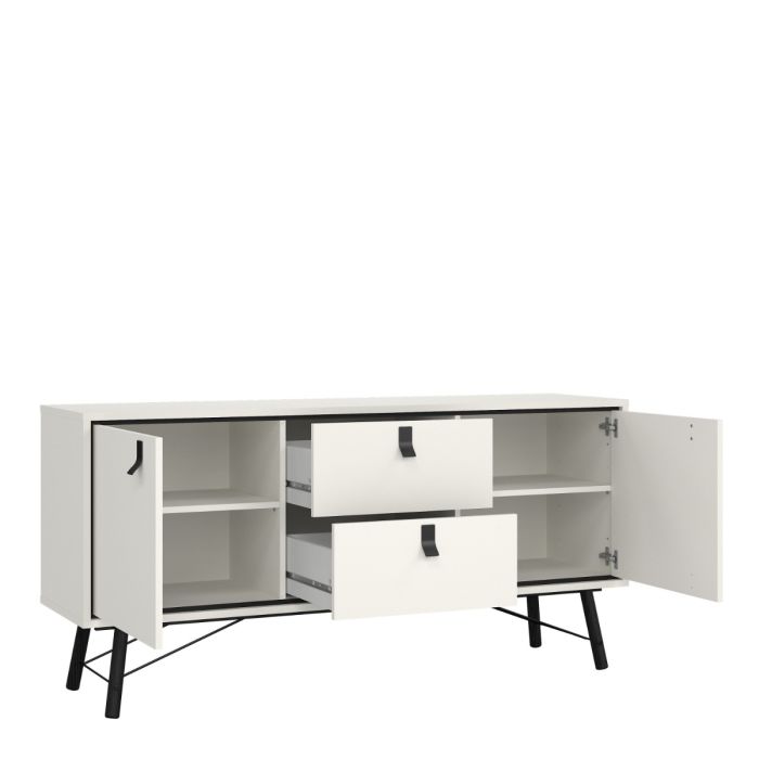 Ry Sideboard 2 doors + 2 drawers in Matt White - UK