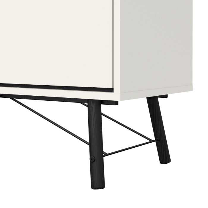 Ry Sideboard 2 doors + 2 drawers in Matt White - UK