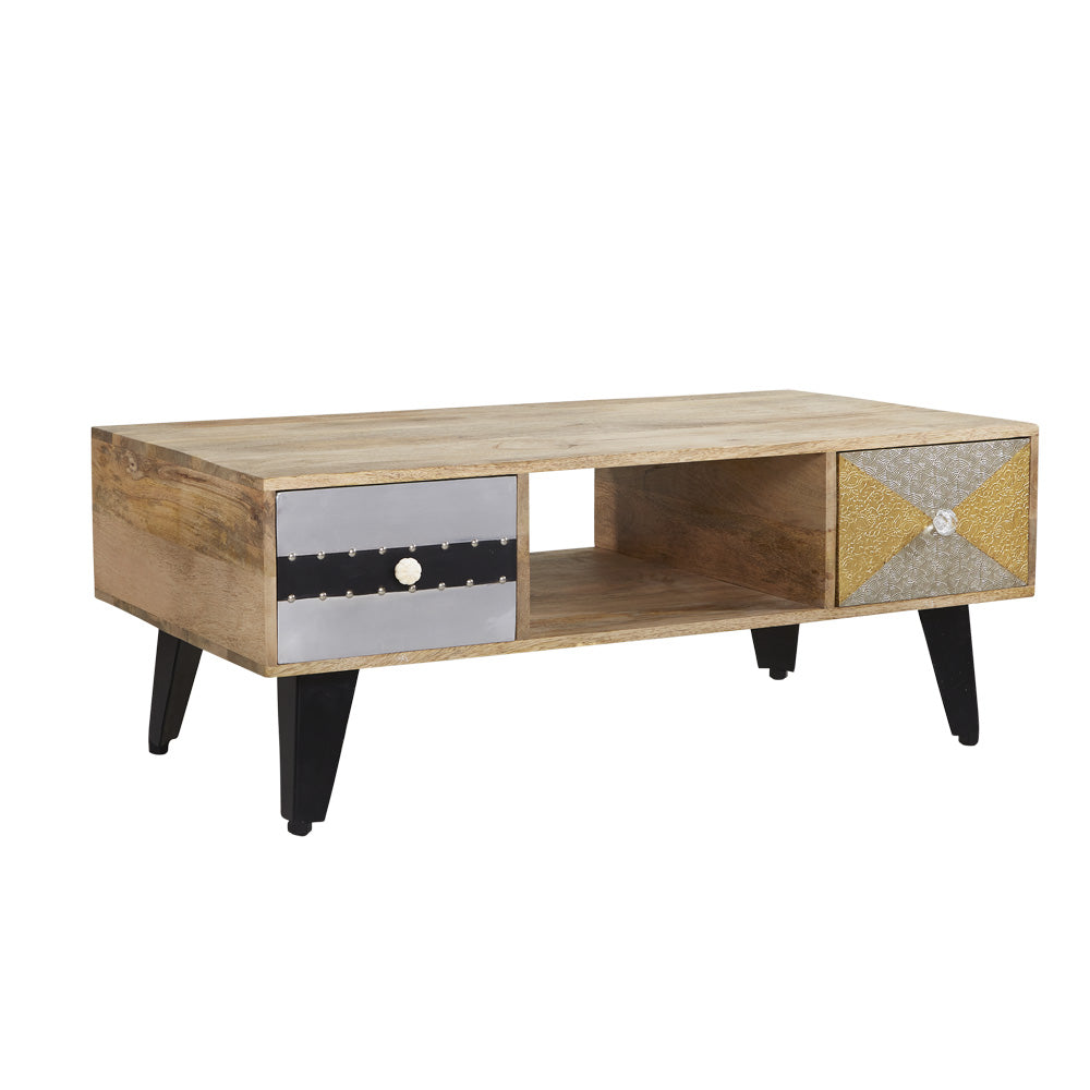 Sorio Coffee Table with 2 Drawer 110cm - UK