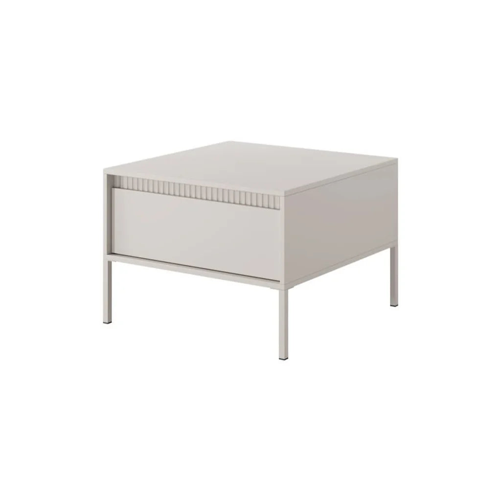 Senne Wooden Coffee Table in Beige - 68cm