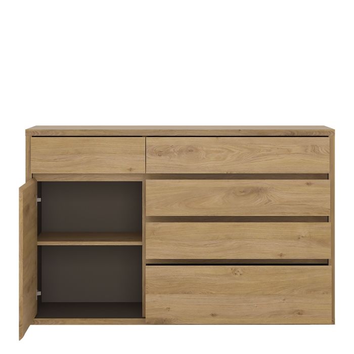 Shetland 1 Door 5 Drawer Sidebaord - UK