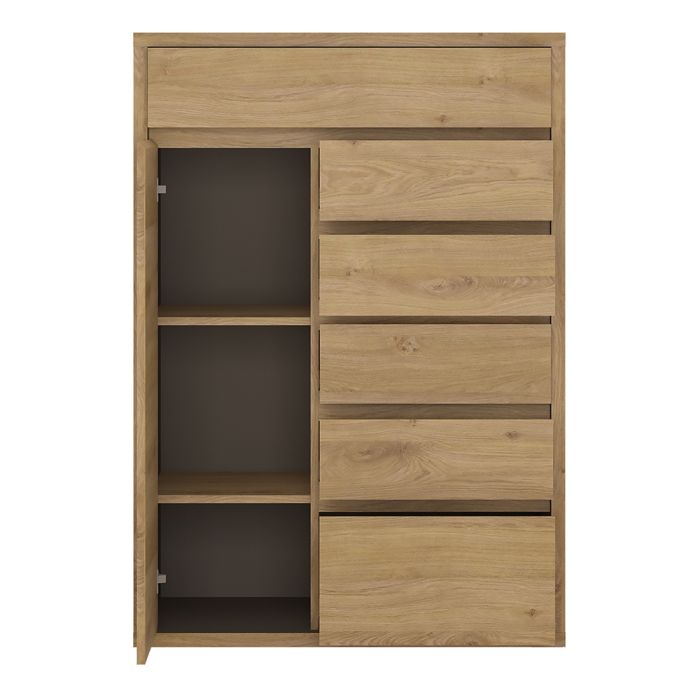 Shetland 1 Door 6 Drawer Sideboard - UK