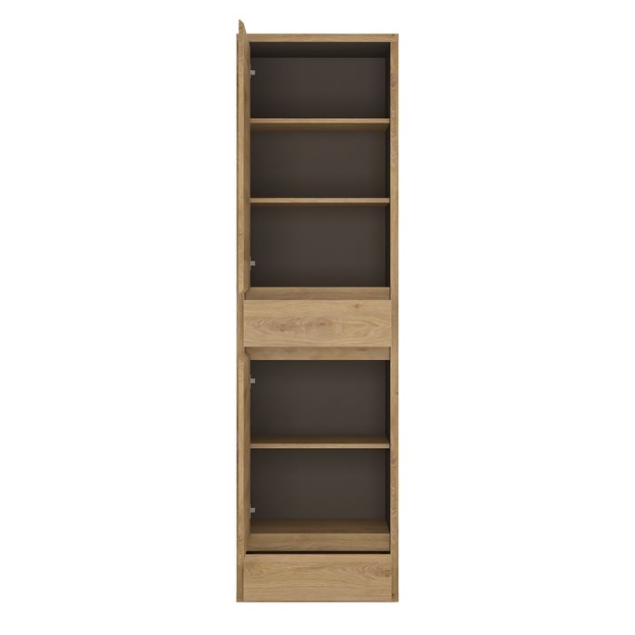 Shetland 2 Door 2 Drawer Narrow Cabinet - UK