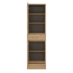 Shetland 2 Door 2 Drawer Narrow Cabinet - UK - Furniture One Shop