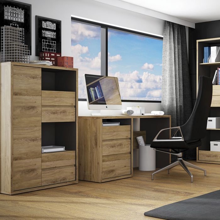 Shetland 3 Drawer Desk - UK