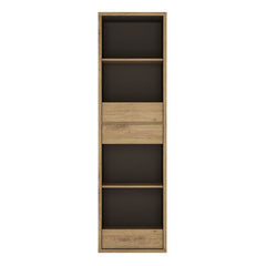 Shetland Tall Narrow 3 Drawer Bookcase - UK - Furniture One Shop