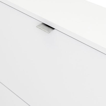 Shoes Shoe cabinet w. 2 tilting doors and 1 layer in White - UK
