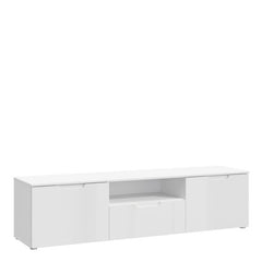 Sienna TV Unit  in White High Gloss - UK