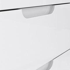 Sienna TV Unit  in White High Gloss - UK