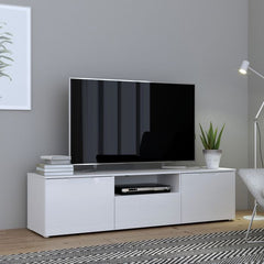 Sienna TV Unit  in White High Gloss - UK