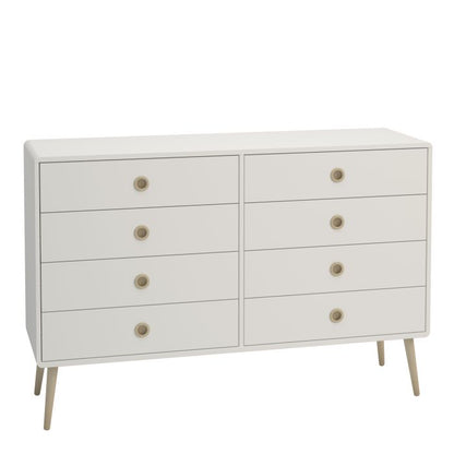 Softline 4 + 4 Wide Chest Off White - UK