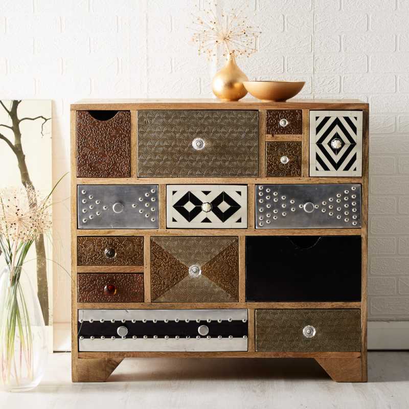 Sorio 14 Drawer Chest 85cm - UK