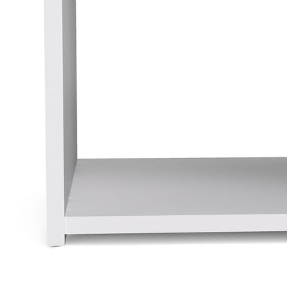 Space Wooden Bedside Table with 1 Drawer in White