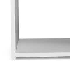 Space Wooden Bedside Table with 1 Drawer in White - Furniture One Shop