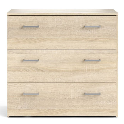 Space Wooden Chest of 3 Drawers in Oak