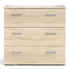 Space Wooden Chest of 3 Drawers in Oak