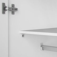Space Wooden Wardrobe 2 Doors in White