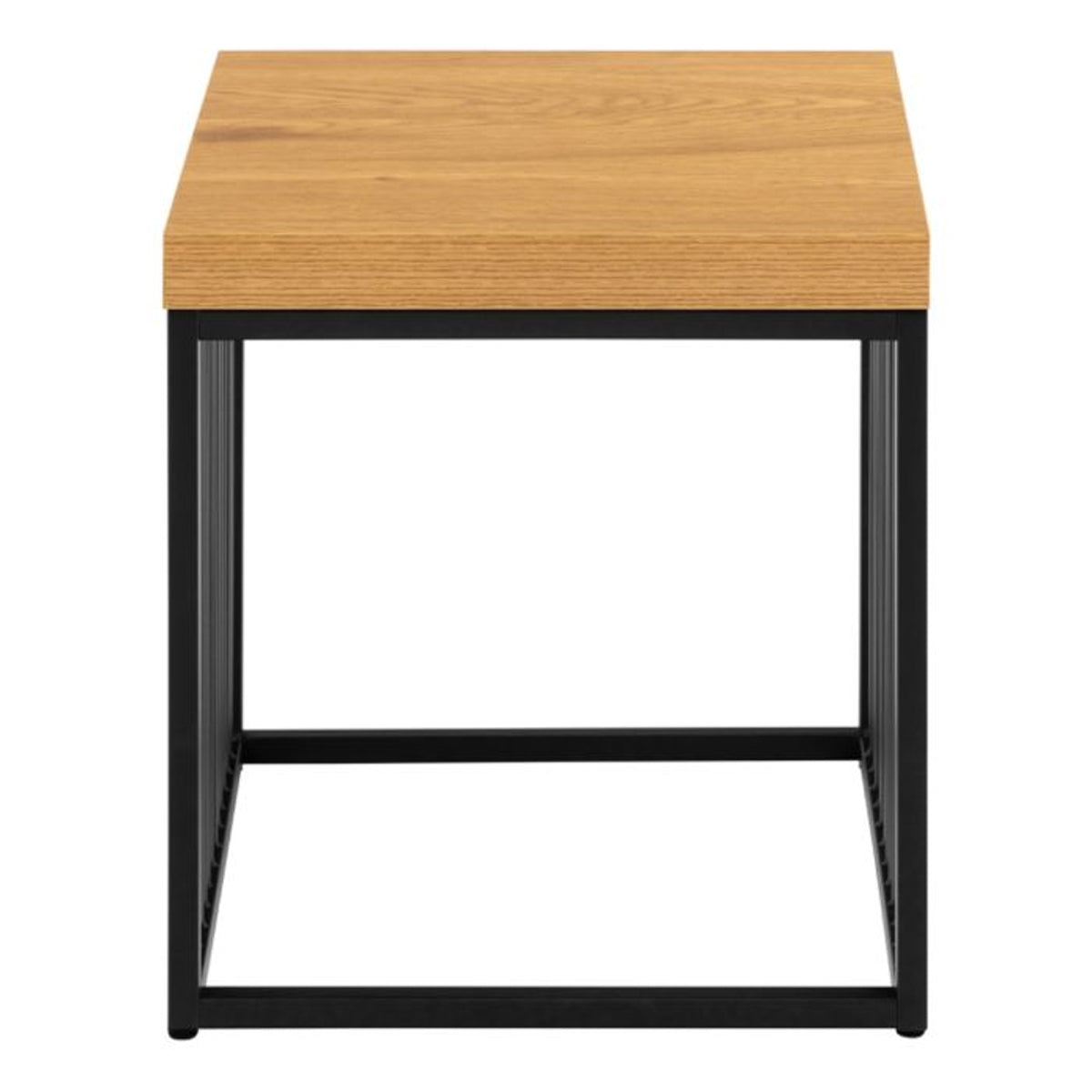 Strington Side Table in Black and Oak - Furniture One Shop