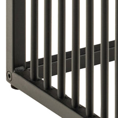 Strington Side Table in Black with Glass Top - Furniture One Shop